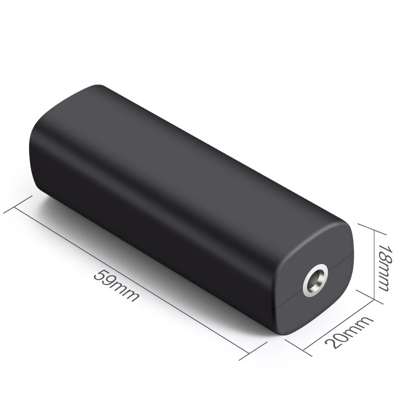Kunststoff-Audio- Kabel Klaren Klang Filter 3,5mm Aux Anti-störungen Tragbare Lärm Isolator Boden Schleife Schwarz Auto e06C