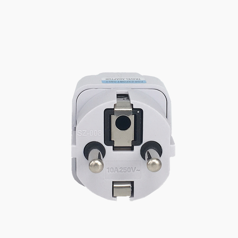 1 stk. universel europæisk eu-stikadapter international australsk uk us til eu euro rejseadapter elektrisk stikkontakt konverter strømstikkontakt