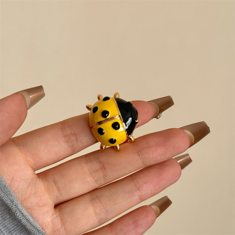 HangZhi Vintage esmalte Rhinestone insecto anillo colorido lindo mariposa escarabajo Punk Y2K joyería para mujeres