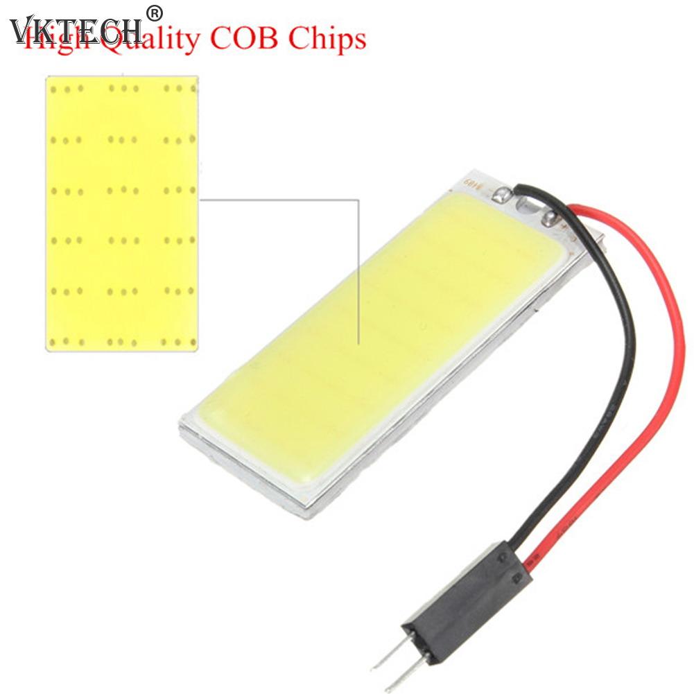 2pcs Xenon LED Auto Interior Light Bulb Reading Lamp Auto Ceiling Panel Lamp Compartment HID White 36 COB