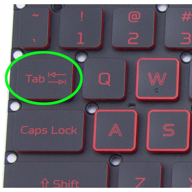 Tapa de tecla para Acer Nitro 5 AN515-51 AN515-52 AN515-53 AN515-41 AN515-31 tijera retenedor Clip bisagra botón teclado: Negro