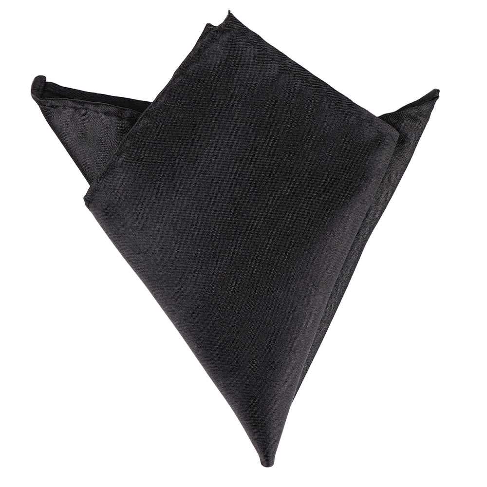 Écharpe carrée noire rouge bleu | Costume blanc homme, accessoires serviette de poche pour Banquet de mariage anniversaire
