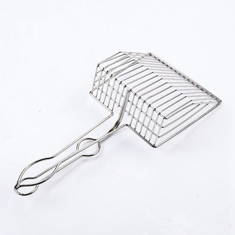 Pala para gatos de Metal y plástico recogedor de caca para pala para arena Herramientas de limpieza