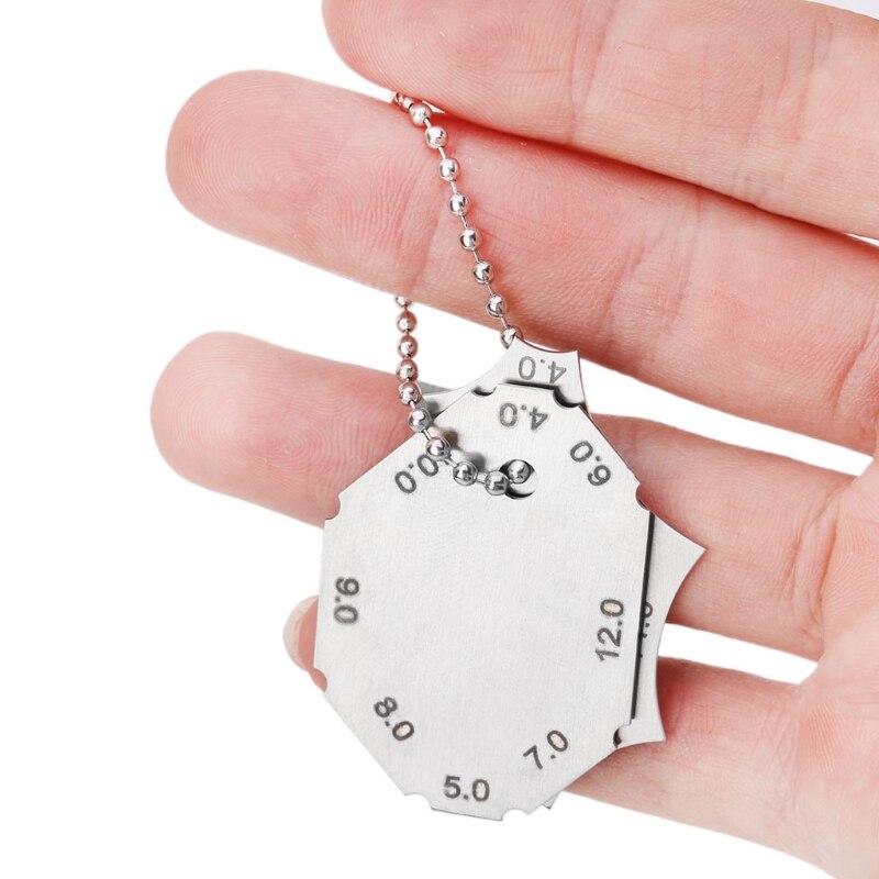 2 Pcs Welding Tools Stainless Steel Welding Gauge Inspection Weld Ulnare Ruler