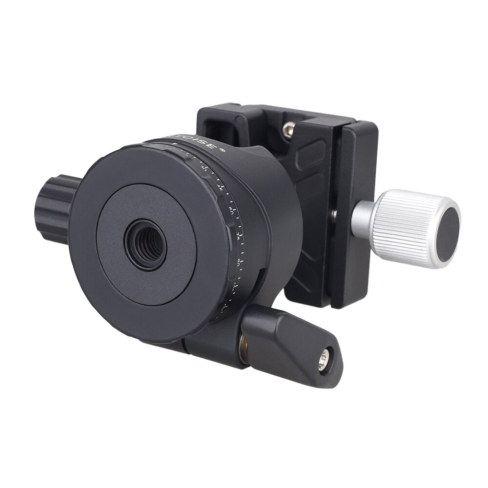 Cabezal de trípode para cámara DSLR EB36R, cabezal de bola de vídeo de doble Panorama de 720 °, montaje de placa de liberación rápida de perfil bajo