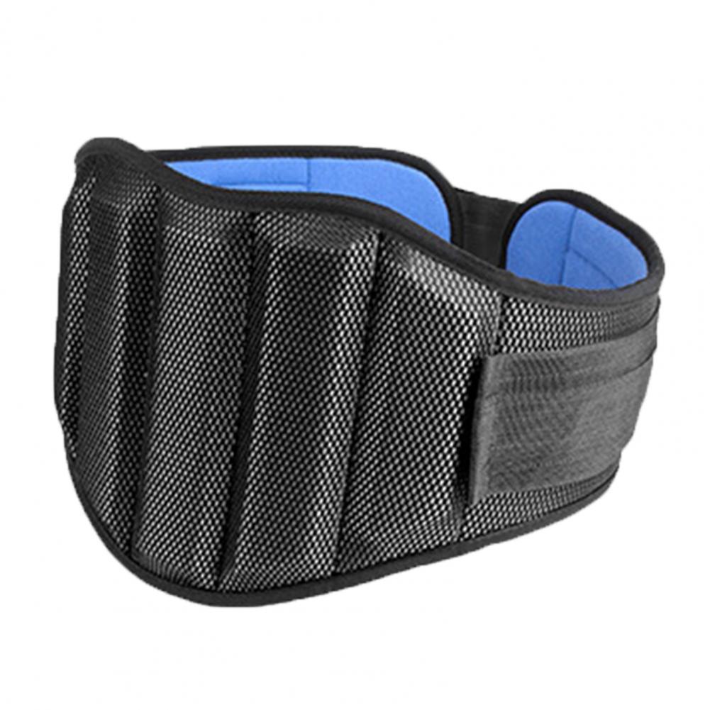 Universal Lumbar Supporter Sweat Absorption Prevent Sprains Fit Seamlessly Lumbar Support Back Brace: Black / M