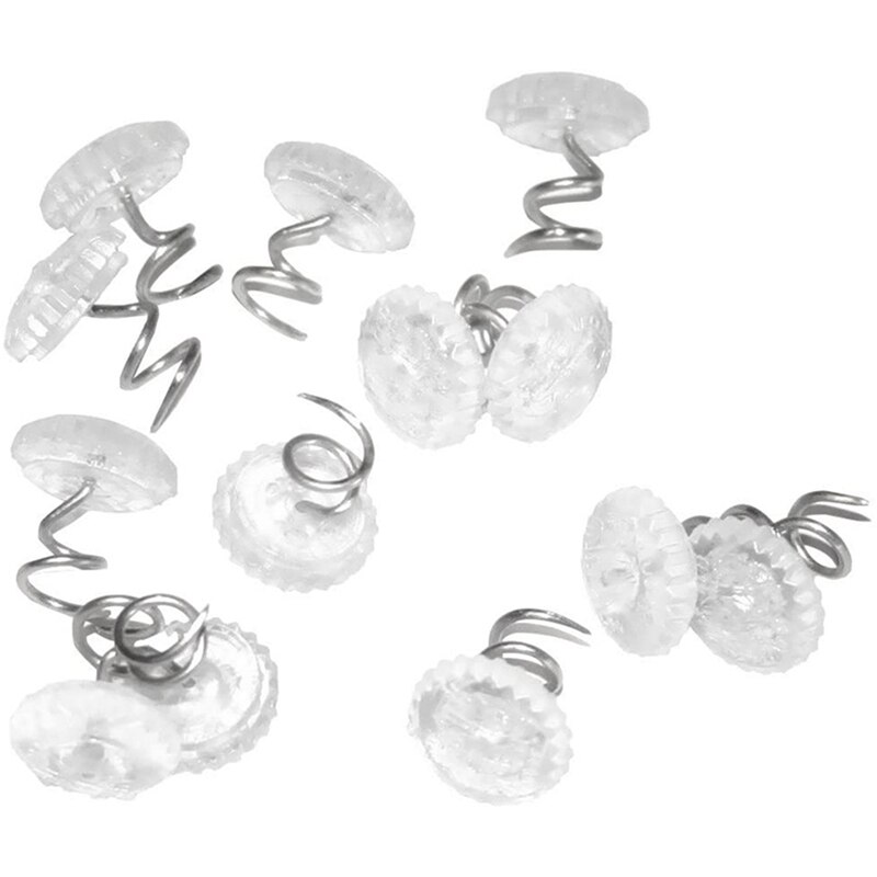 Clear Heads Twist Pins for Upholstery, Slipcovers and Bedskirts,, Set of 100