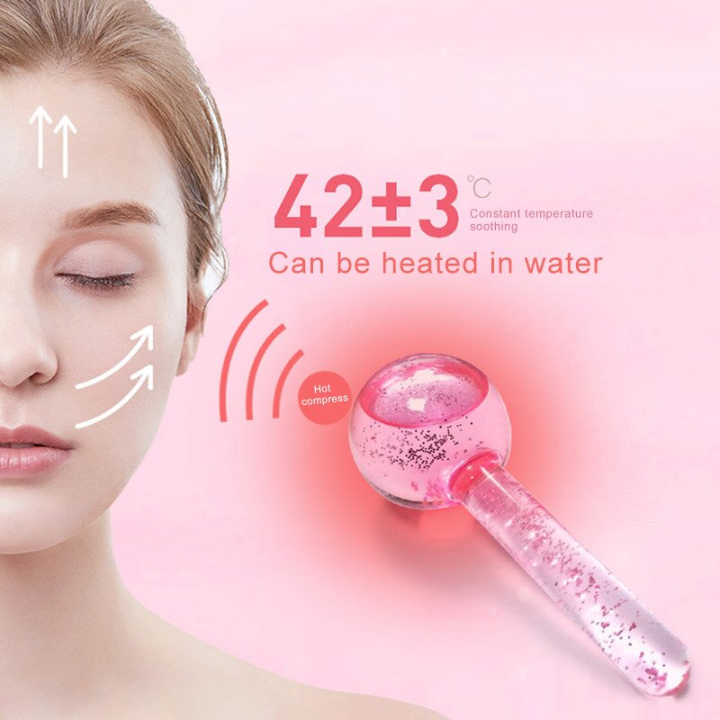 Facia-bola de cristal para Hockey sobre hielo, bola de cristal para belleza, ondas de agua, masaje Facial, uso en salón