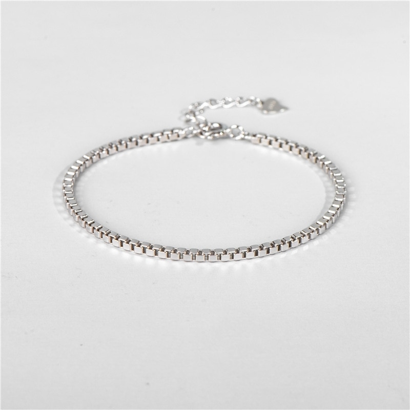 Sodrov  s925 Sterling silber klassisches Kasten-Armbinde silberarmband für damen