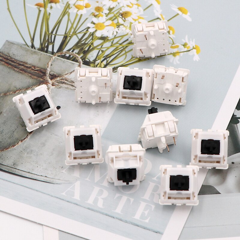 Black Jade 5-pin For Mechanical Keyboard Switch Tactile Keyboard Switch Axis 2PC