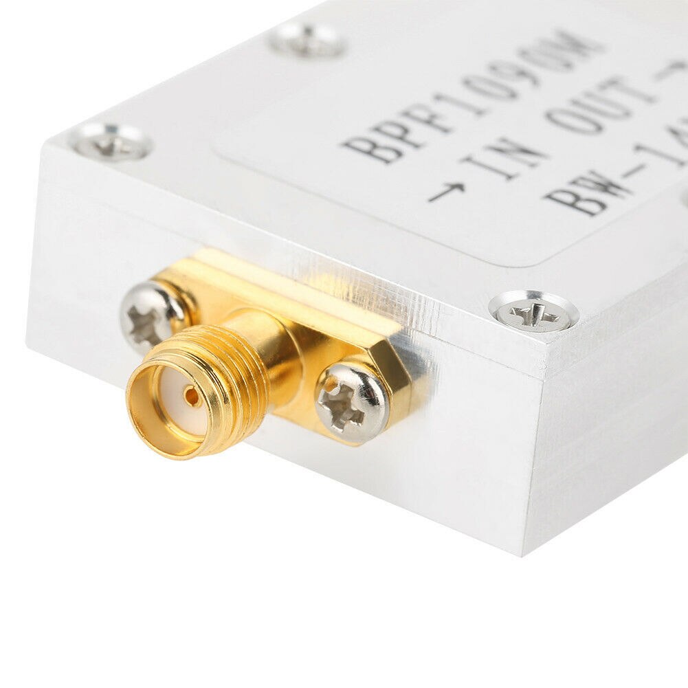 1090MHz ADS-B aviation frequency band Bandpass SMA filter with Aeronautical bandwidth 8MHz and SMA interface for SDR Radio