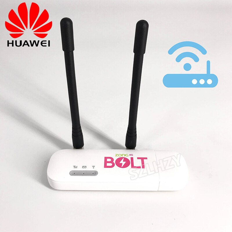 Unlocked Huawei E8372 E8372h-608 E8372h-153 4G 150Mbps Modem LTE USB Wingle Hotspot WiFi Auto Wifi Mifi 4G dongle + 2 antennes