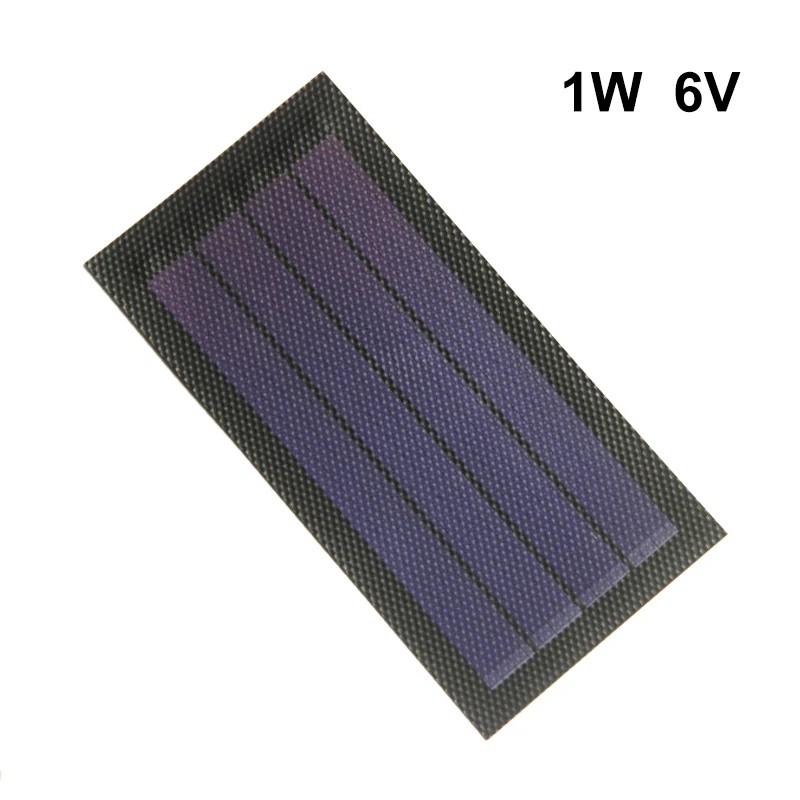 1pc 0,3 w 0,5 w 1w 1,5 w 2w 1,5 v 2v 3v 6v Solar- Tafel flexibel amorphe Silizium Dünnschicht zelle DIY kann für Sonnensystem gewellt werden: dunkel Grau