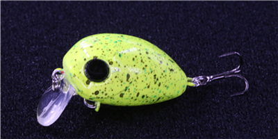Le fish-Señuelos de Pesca ultraligeros, 32mm, 4g, micro wobbler, trucha, perca, Lucio, Crankbait flotante: Color F