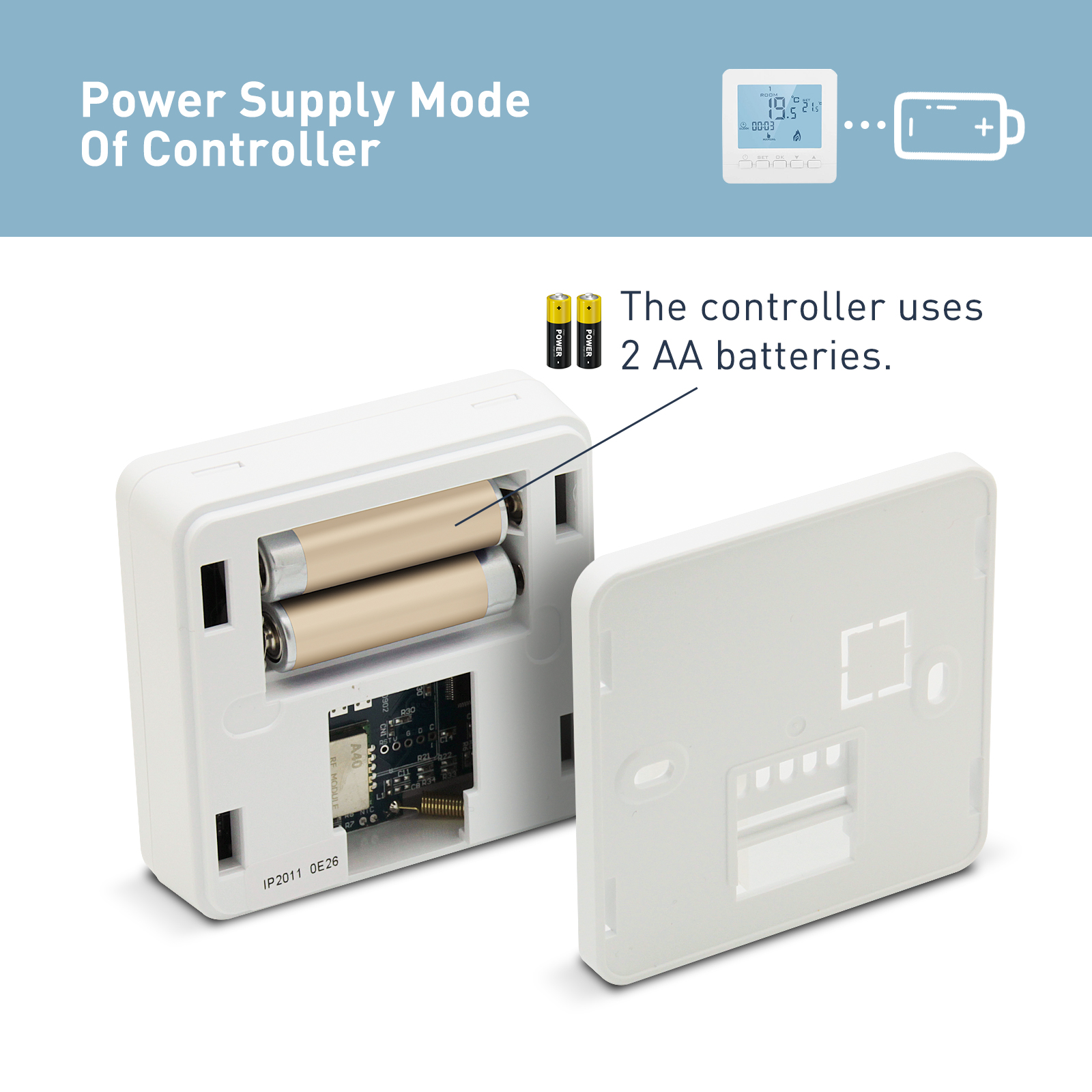 Beok RF termostato senza fili per caldaia a gas riscaldamento regolatore di temperatura ambiente regolatore programmabile settimanale 433 telecomando