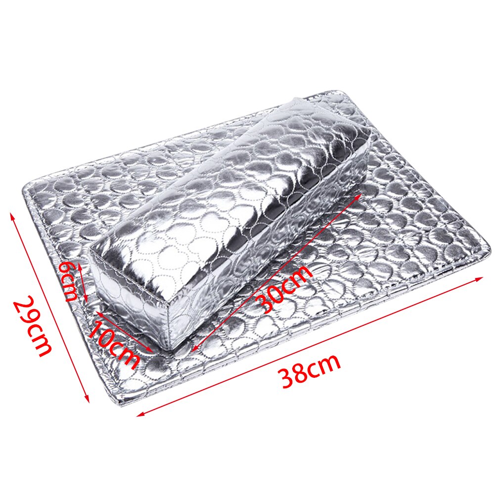 Braço ferramenta lavável retângulo travesseiro prego arte salão de beleza esponja titular almofada amortecido couro manicure cuidados com as mãos repousa macio