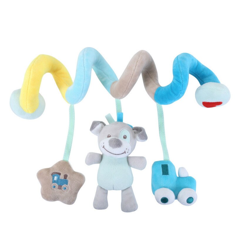 Baby Rattles Mobiles Children Activity Spiral Crib Bed Bell Baby Playing Kids Stroller Newborn Educational Toy for Children