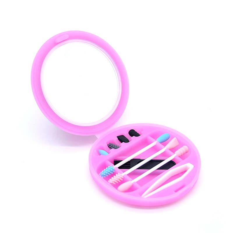 Coton-tige réutilisable amélioré nettoyage des oreilles tampons de maquillage en Silicone lavables bâtons trousse d'outils de maquillage souple et Flexible: 02