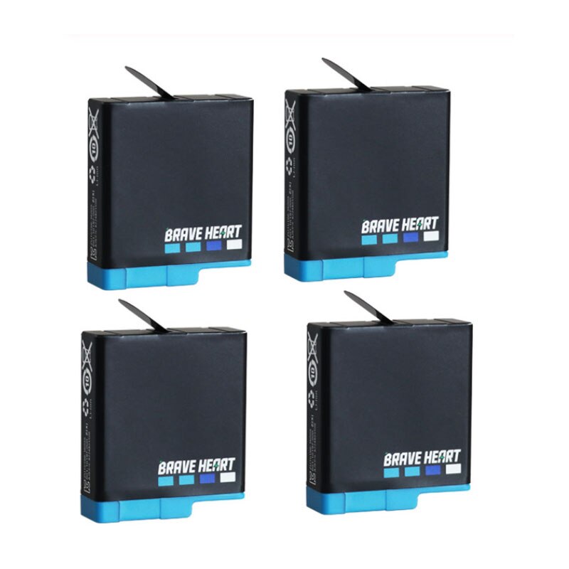 Go Pro Hero 8 Hero 7 Hero8 Zwart Batterij Of Triple Oplader Voor Gopro Hero 8 Camera Batterij Volledige Decode: 4battery
