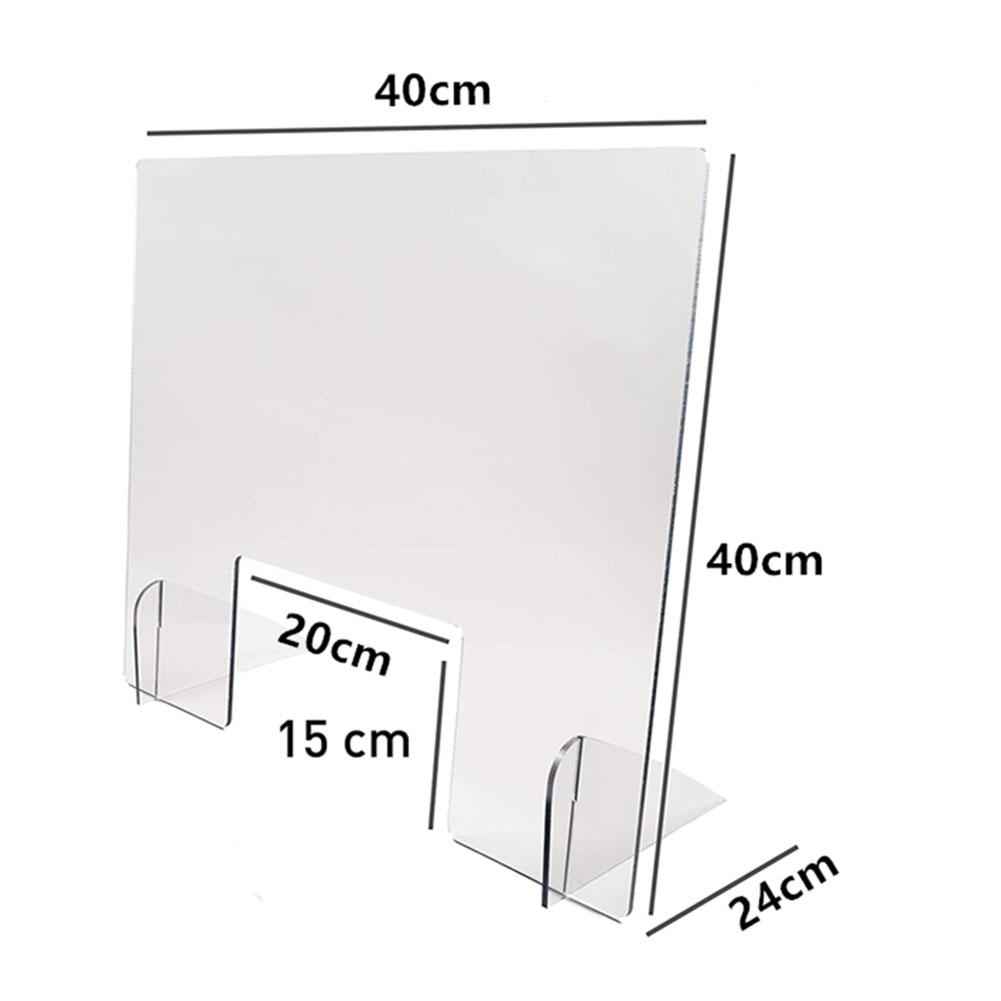 Acrylic Sneeze Guard Shield Clear Perfection Reception Side Counter Sprayed UV Cut Transparent Height Protection Screens