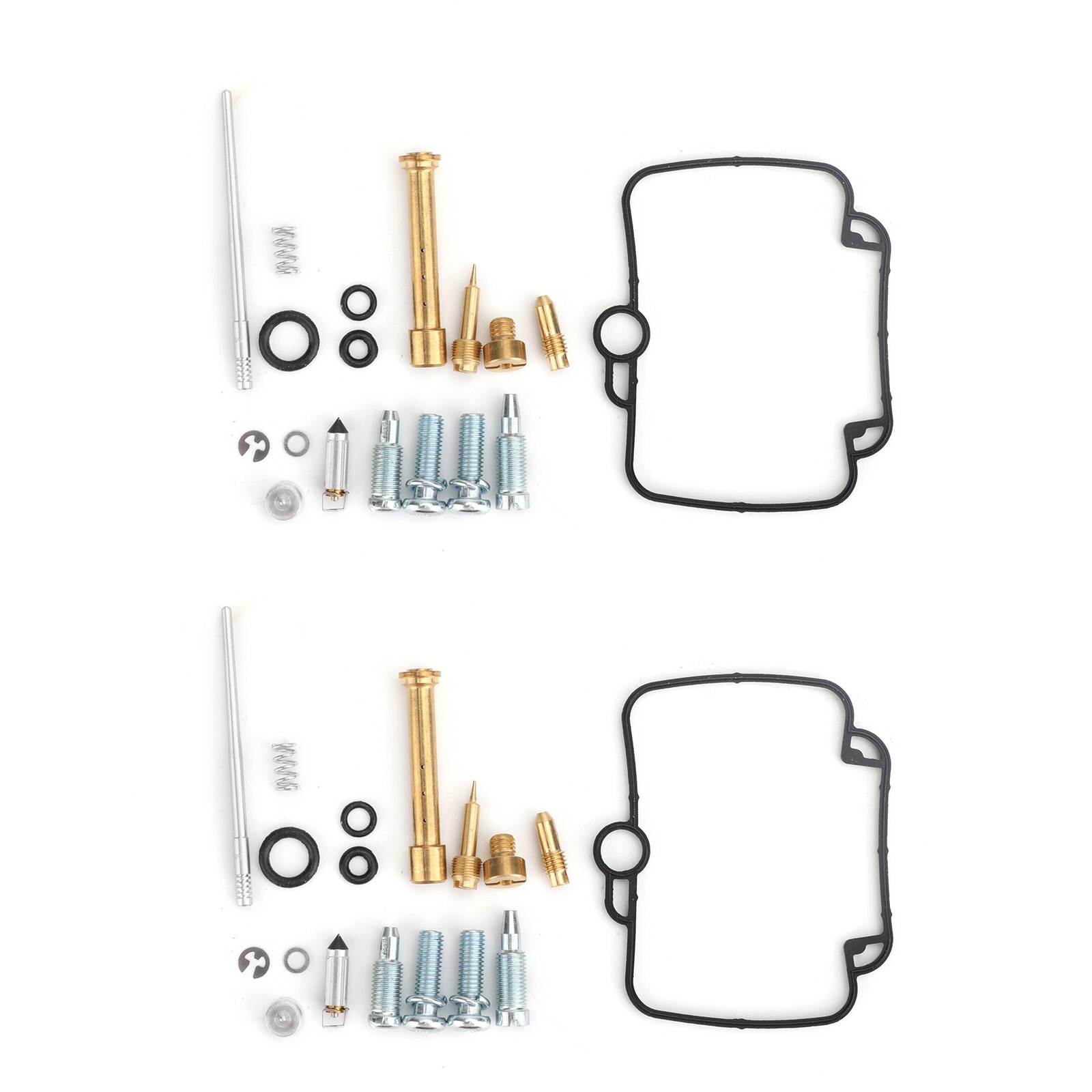 Areyourshop til suzuki bandit 400 gsf 400 gsf 400 1991-1993 1992 karburator carb reparation genopbygge kit pakning 2 sæt