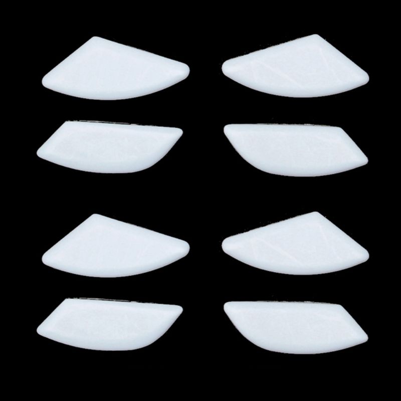 2 sæt / pakke tiger gaming musefødder museskøjter til finalemoues ultralette luft 58 hvide teflon mus glider kurvekant