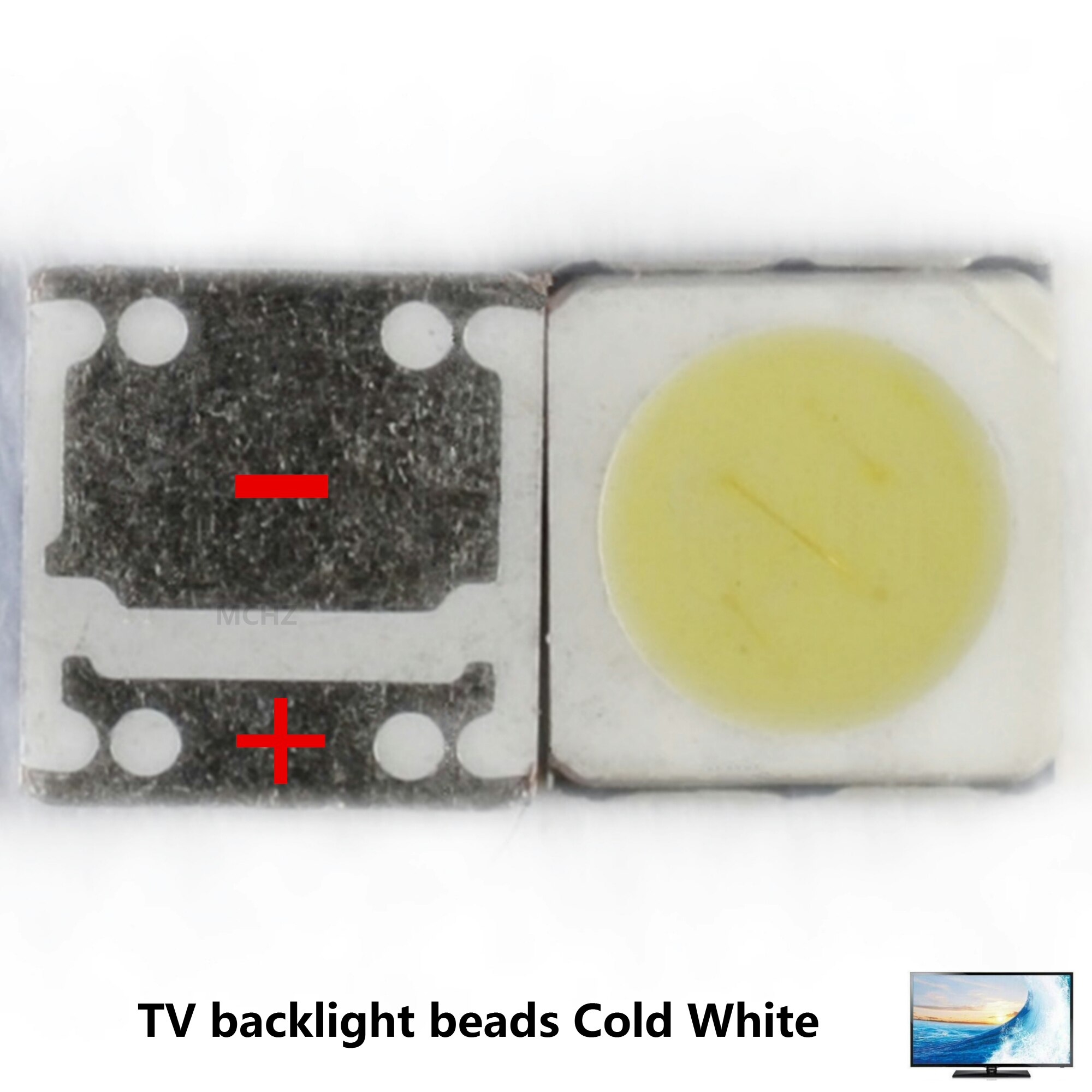 100Stck FÜR LCD TV reparatur Ersetzen LG Seoul UNI LED TV hintergrundbeleuchtung streifen lichter mit licht-emittierende Diode 3535 SMD LED perlen 6V-6,8 V