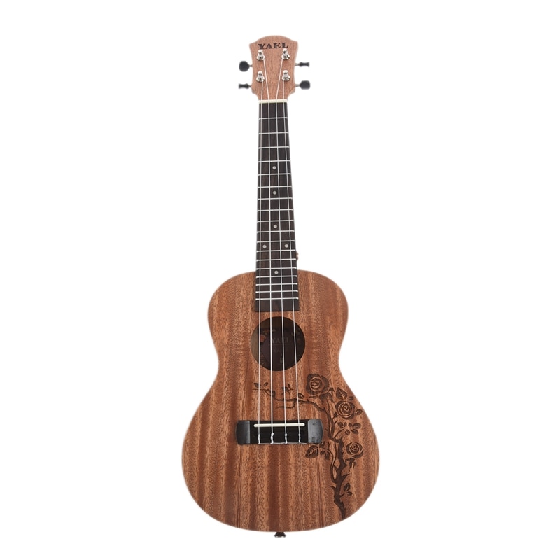 Ukulele 23 Inch 4 Snaren Mahonie Ukulele 23 Inch Hawaiiaanse Akoestische Gitaar Muziek Instrument Rosevine: Default Title