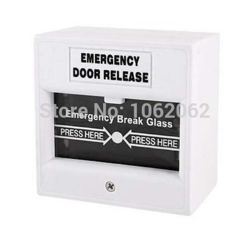 Interruttore di emergenza Uscita Tasto Apriporta Rottura Vetro Pulsante di Allarme per Sistema di Controllo Accessi