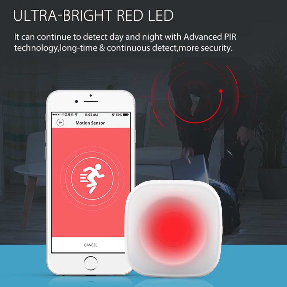 Smart Wifi Pir Motion Sensor Human Detector Smart Leven Tuya App Controle Alarmsysteem Smart Body Beweging Sensor Werken Met ifttt