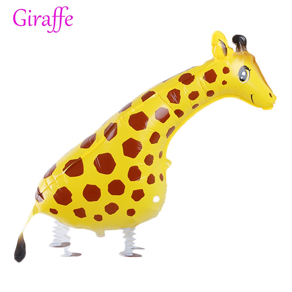 Cartoon Dier Stijl Folie Ballonnen Kat Hond Konijn Panda Tijger Pinguïn Ballonnen Ballen Birthday Party Opblaasbare Speelgoed: Giraffe