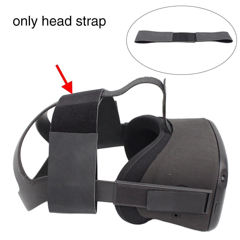 Non-slip VR Helmet Head Pressure-relieving Head Strap for Oculus Quest VR Headset Headband Fixing Accessories