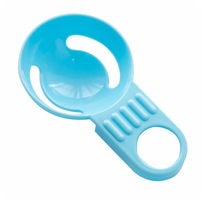 Herramienta para pelar dumplings, proteína de huevo yema de huevo, filtro líquido de cocina, filtro para huevo, separador: Azul