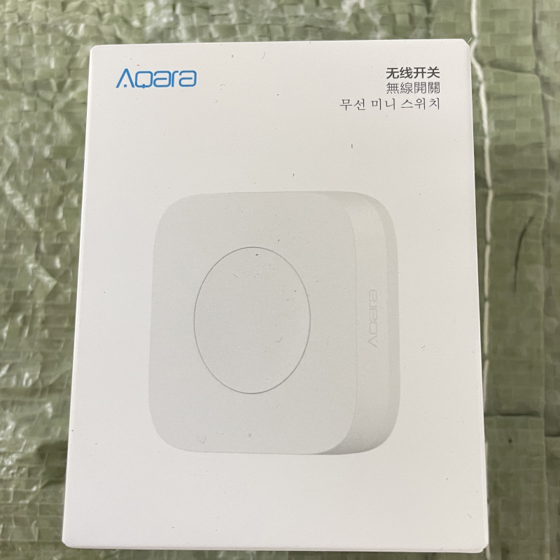 Aqara-Mini interruptor inalámbrico con Sensor Zigbee, botón de Control de una tecla, Control remoto inteligente, Automatización del hogar para Homekit Mija Mi Home