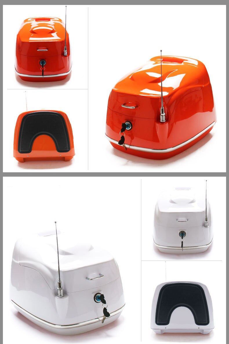 Motorfiets Kofferbak Staart Zak Helm Storage Case Bag Elektrische Motorfiets Kofferbak Geschikt Voor Bmw/Honda/Dayang/haojue/Suzuki