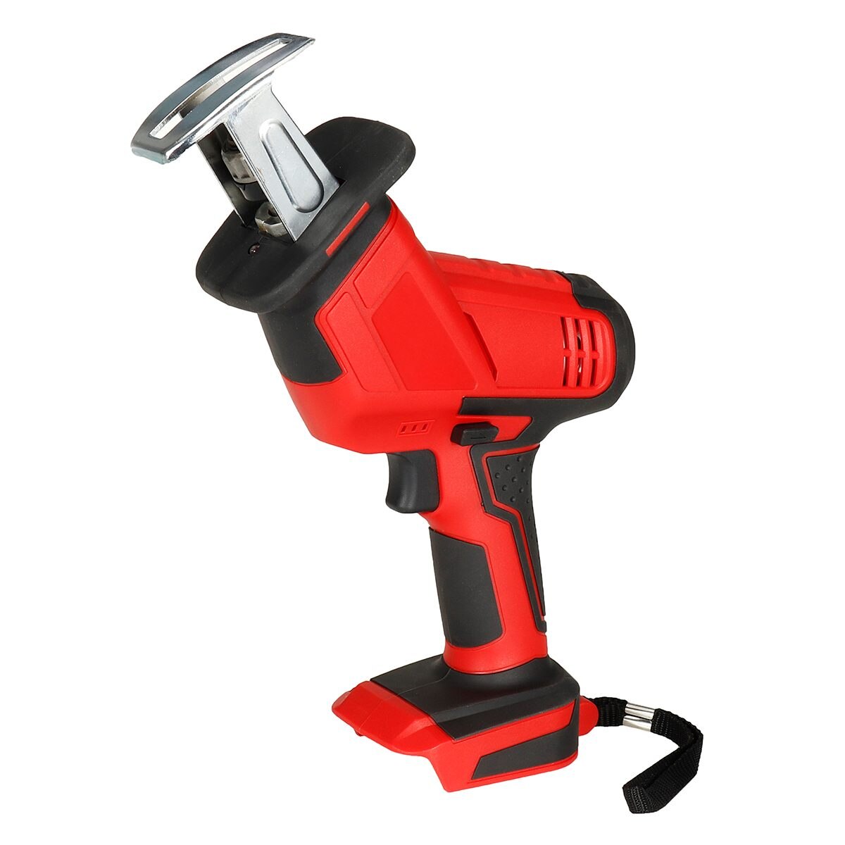 18V 4000rpm/min Cordless Electric Reciprocating Saw Variable Speed Metal Wood Cutting Tool Electric Saw for Makita 18V Battery: Red