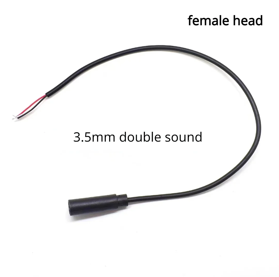 Lydkabel 2.5mm 3.5mm hannplugg/hunnplugg til bar ledning åpen ende ts mono /3- polet /4- polet trrs stereoplugg jack-kontakt