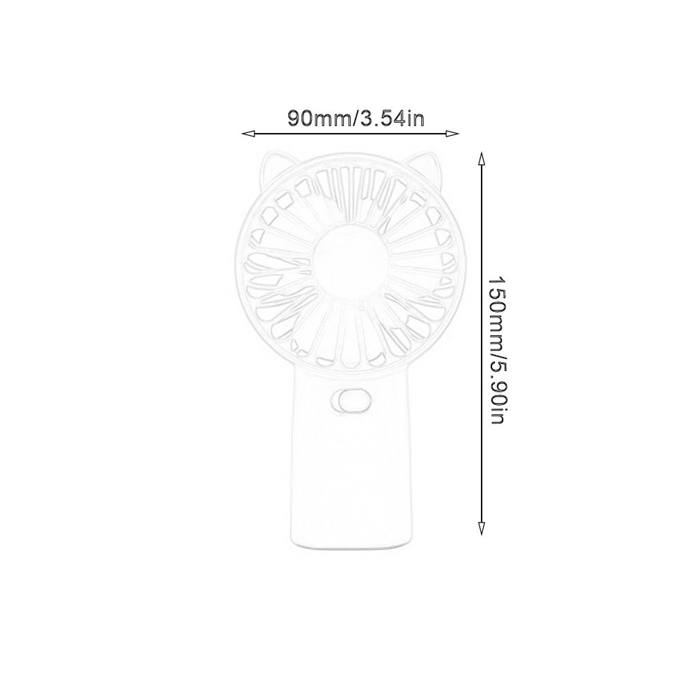 Foldable Handheld Travel USB Desk Fan Electric Desktop Fan Cooling Fan