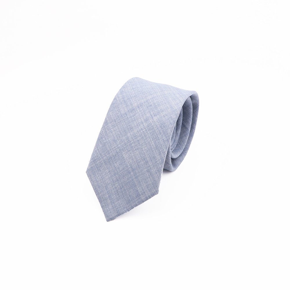 Nueva corbata de algodón de Color sólido verde salvia rosa azul naranja 6,5 cm camisa ajustada para de boda traje corbata accesorio: Oro