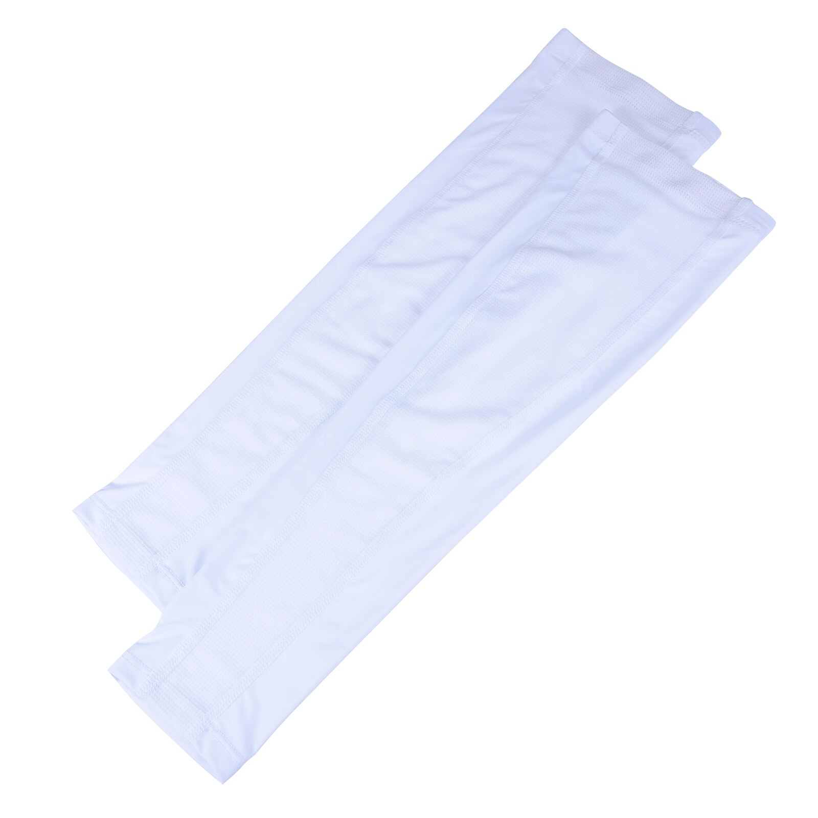1 Pair Ice Sleeves Sun Protection Arm Cooling Sleeves Outdoor Coverings: White