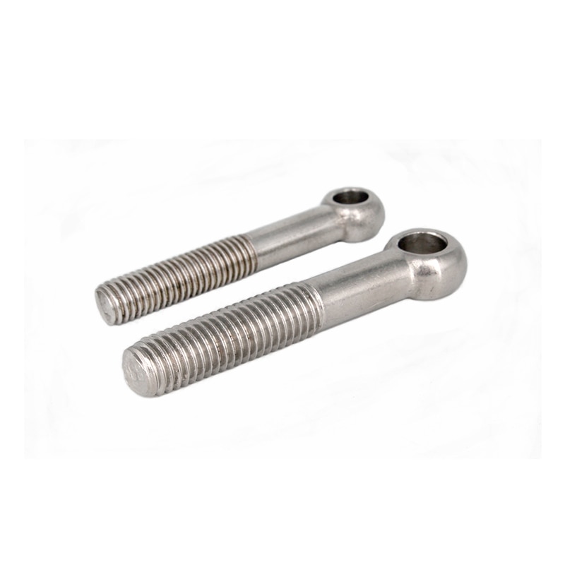1 to 2 Pieces 304 Stainless Steel M16 with Thread 60 70mm Eyelet bolts Eye Bolt Stud Articulated Anchor Bolt
