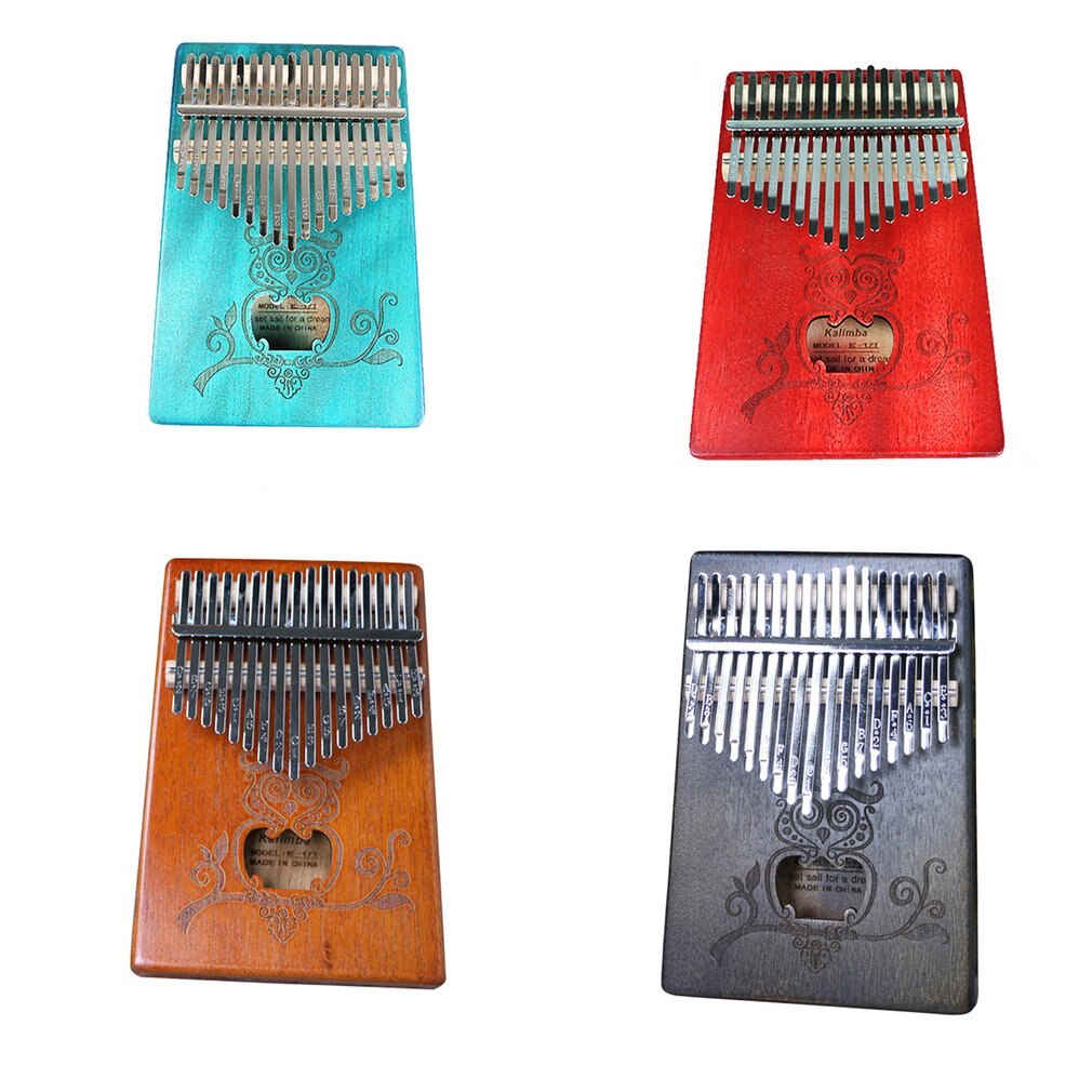 kalimba 17 key Thumb Piano Mahogany Wooden mbira musical instrumentos musicales 30 key instruments calimba machine teclado