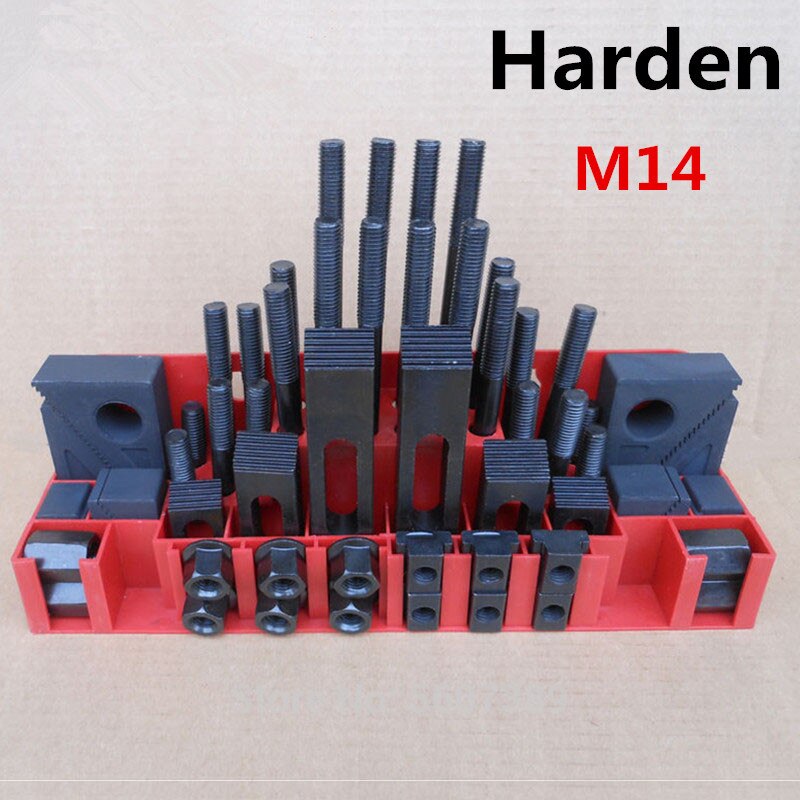 M14 Hardening Milling Machine Clamping Set 58pcs Mill Clamp Kit