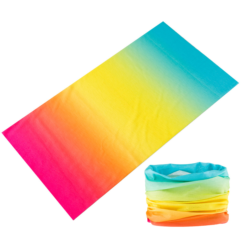 Versatile Seamless Bandana For Men Women Gradient Color Sports Mask Cycling Headband Face Shield Neck Scarf Ciclismo Balaclava