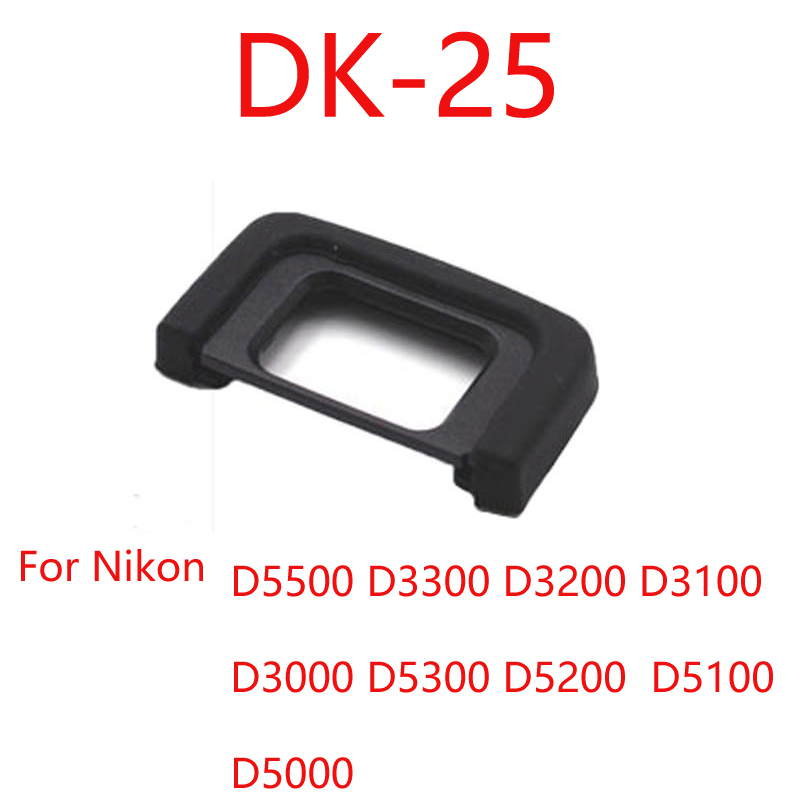 10pcs/lot DK-19 DK-20 DK-21 DK-23 DK-24 DK-25 DK-5 EF EB EG EC Rubber Eye Cup Eyepiece Eyecup for nikon canon SLR Camera: DK-25