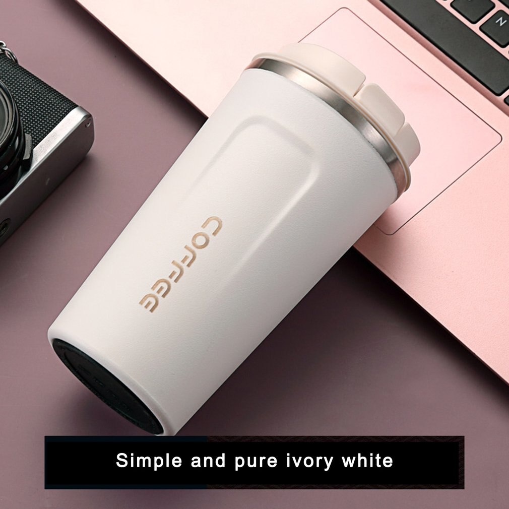 Termo grande y grueso para coche, taza de café de 510ml, termo de viaje, termo para