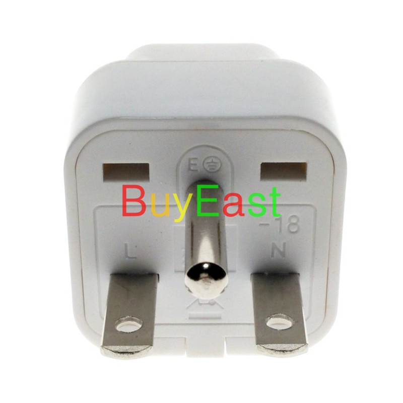 Universal World to North American US NEMA 6-15P Electrical Plug Adapter convert UK/EU/US/AU/China/Japan.... WT
