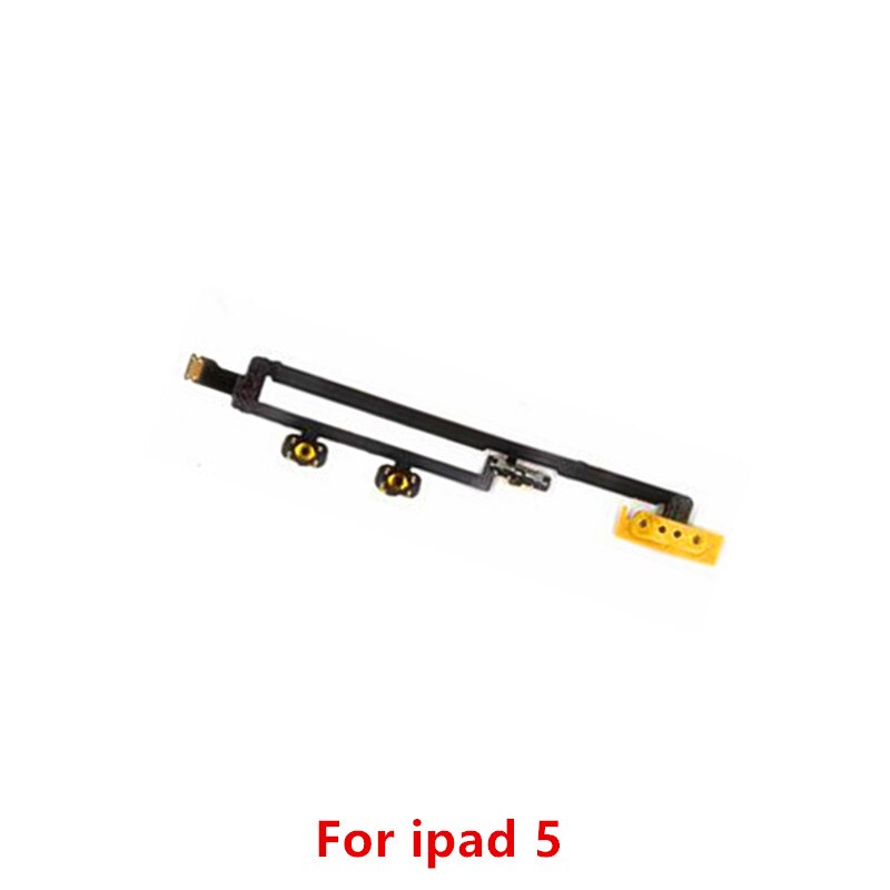 Stumm Schalter Volumen Power-Taste AUF OFF Band Schlüssel Flex Kabel Replacment Reparatur Teile für iPad Air mini 2 3 4 5: For ipad 5