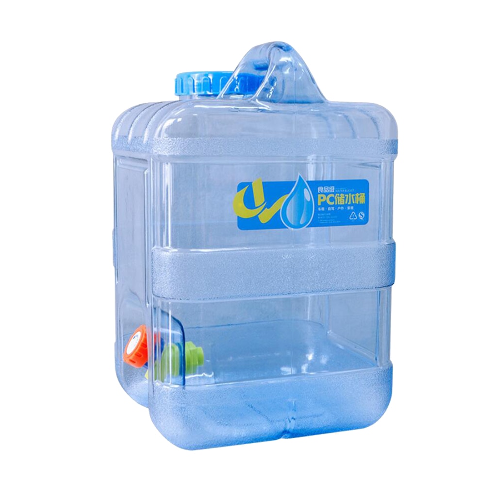 Water Emmer Container Pc Tank Outdoor Camping Accessoires Met Kraan 15L