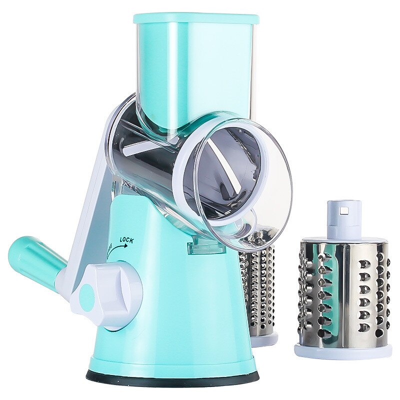 Vegetabilsk kutter blender rund skiver rivjern potet gulrot ost makuleringsmaskin matprosessor vegetabilsk hakker kjøkkenvalseredskap